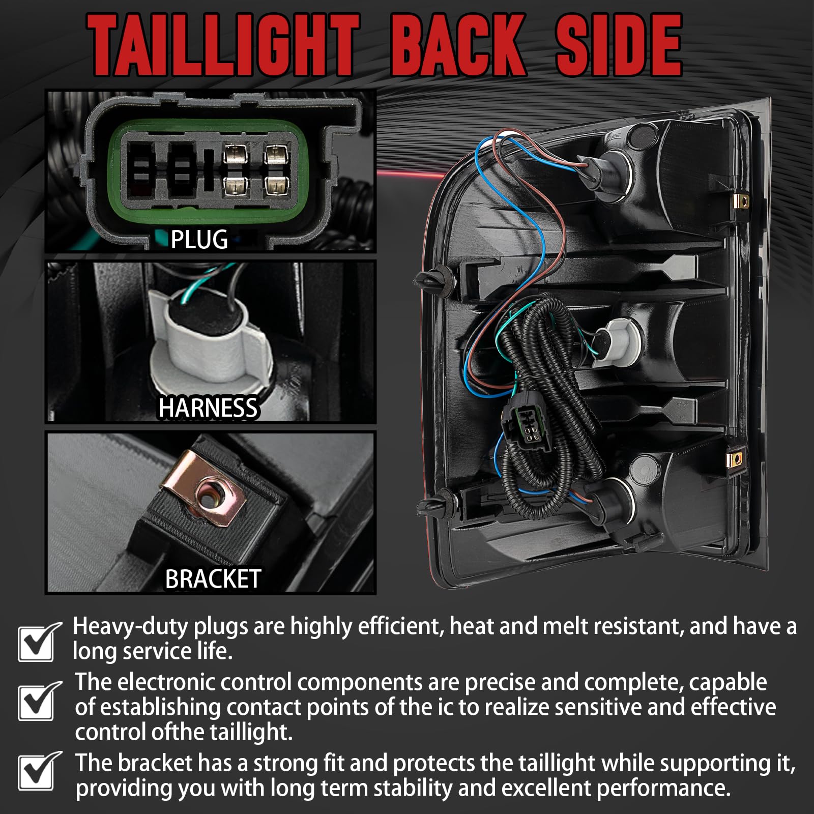 FOMIUZY brake-light function provides clear braking indication in all weather.
