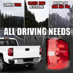 FOMIUZY rear right taillight for Chevy Silverado 1500 offers clearer braking signals