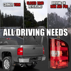 FOMIUZY tail light right-passenger improves braking signals and road awareness.