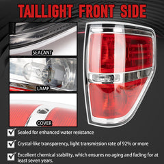 FOMIUZY tail lights rear left for Ford F-150 boosts night visibility
