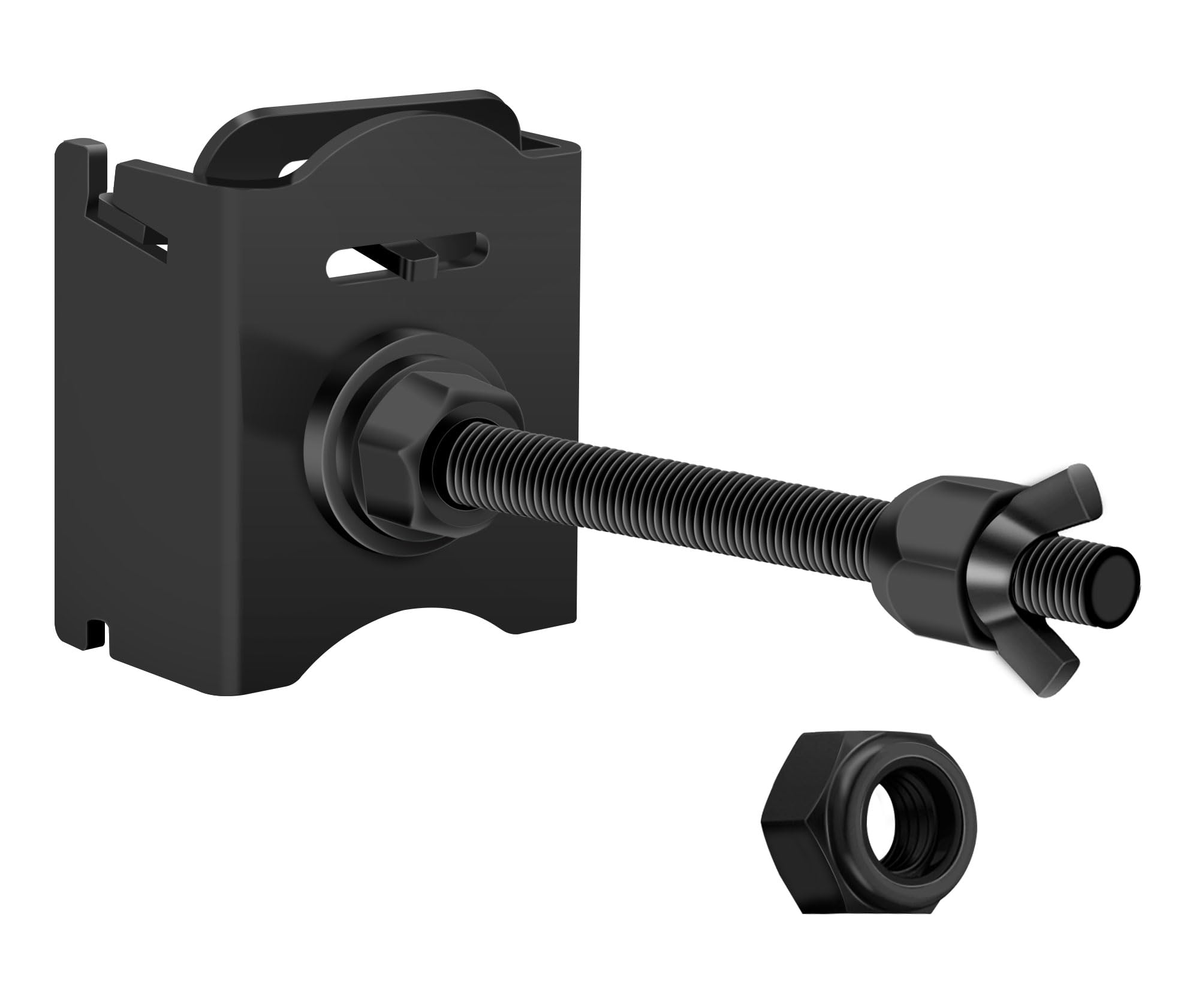 Foozet Heavy-Duty E Track Tire Mount for Trucks ensures secure mounting