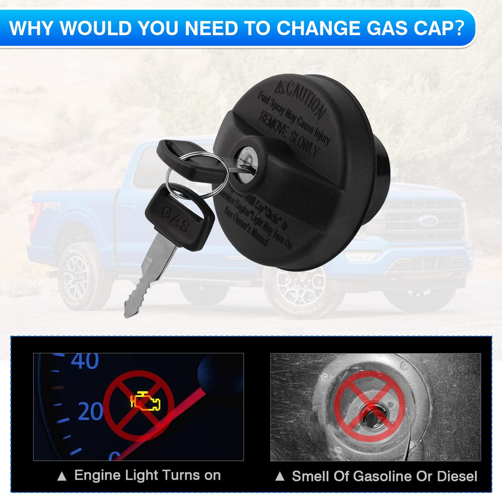 Forccord fuel-cap-installed-on-vehicle demonstrates quick, non-destructive replacement