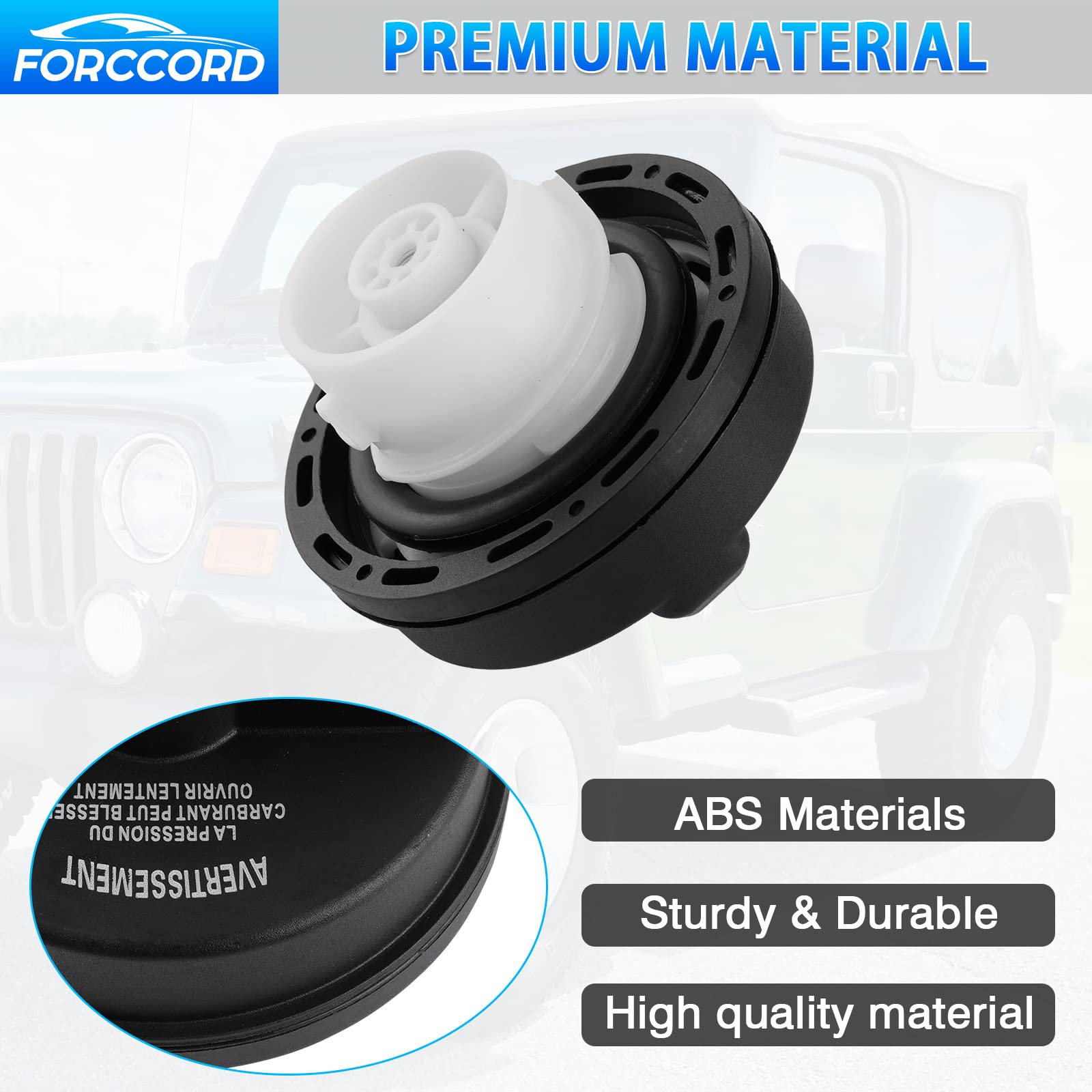 Forccord locking gas cap key view highlighting secure access.
