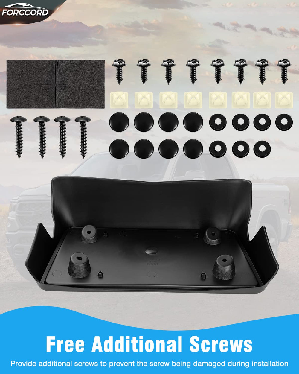 Forccord Silverado packaging view highlighting complete front-fit solution