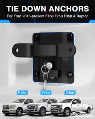 Forccord tie down anchor plate installation showing mounting process.