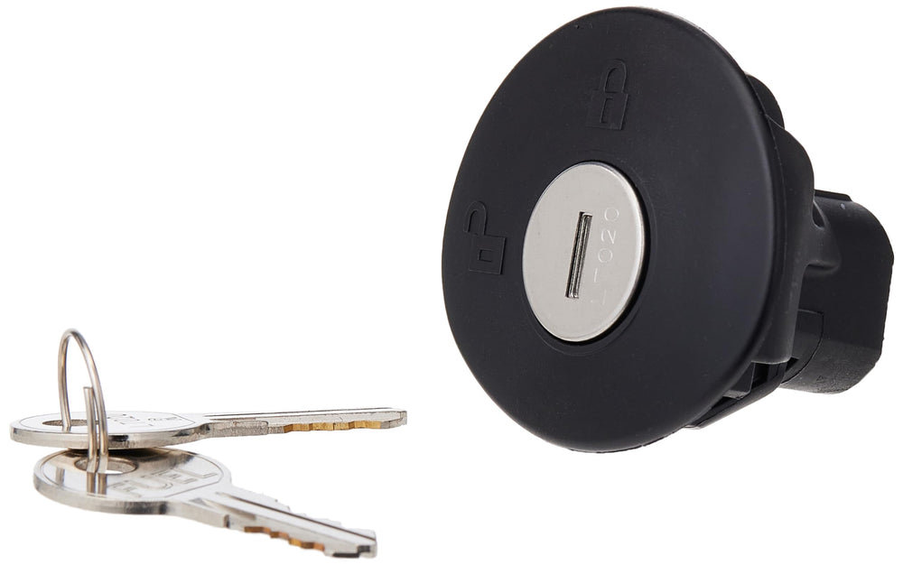 Ford F-150 capless locking fuel cap – front view, secure seal for capless fueling.