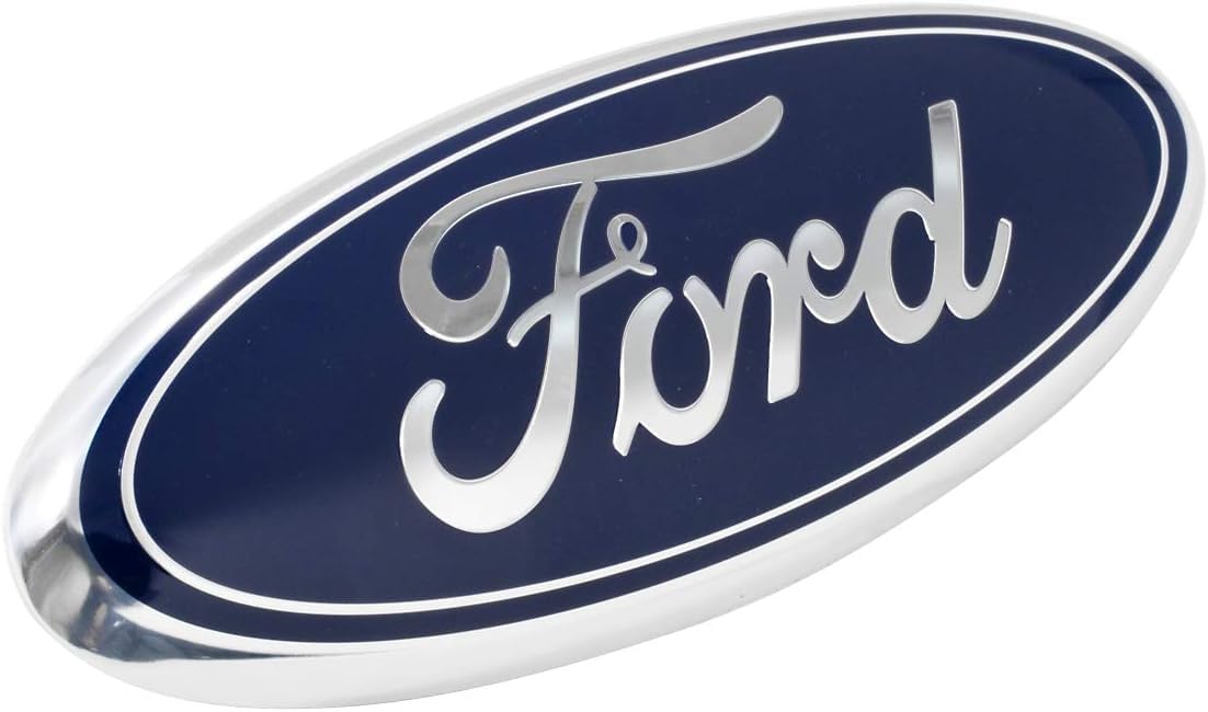 Ford oval emblem for the 9-inch front grille adds authentic OEM styling.