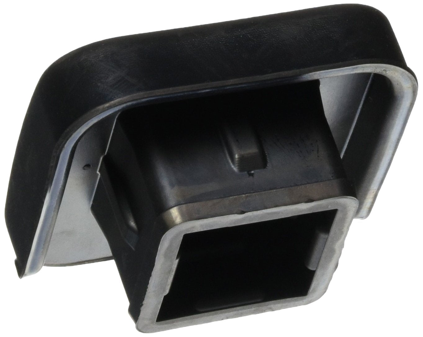 Ford trailer hitch cap closeup shows durable construction and precise fit.