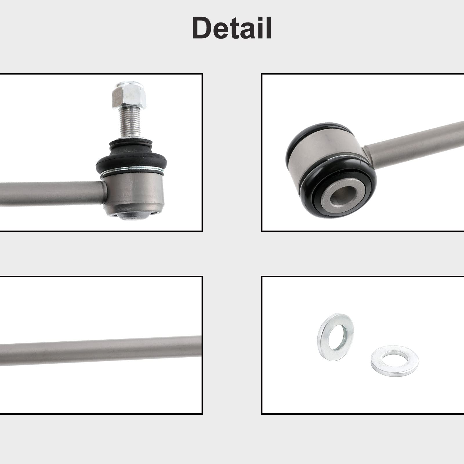 FORDECO jeep-wrangler front sway-bar-link close-up reveals rugged finish