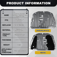 FOREBEN 90105-TBA-A00 bolts included for reliable bolt-on installation