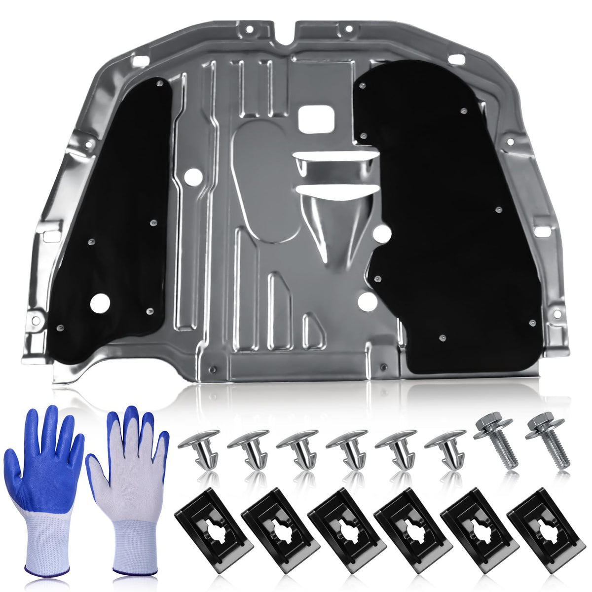 FOREBEN lower engine splash guard for Honda Civic shields the undercarriage from road debris