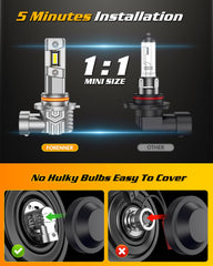 FORENNER IP68-rated bulbs resist water and dust for reliability in harsh weather