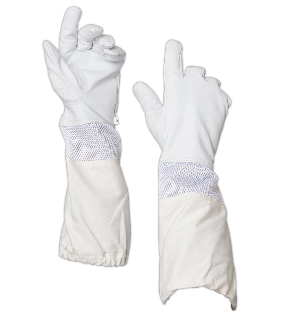 FOREST BEEKEEPING SUPPLY beekeeping gloves with ventilated cuffs for comfort and sting resistance.