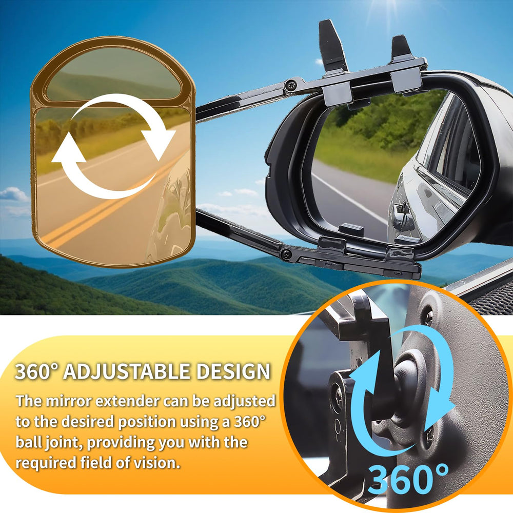 ForestSource tow mirror anti-slip clamp ensures stable fit