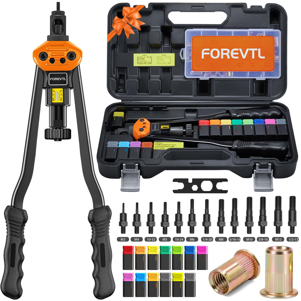 FOREVTL Rivet Nut Tool Kit case for organized storage and quick access.