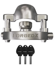 FORGEDX stainless steel trailer lock fits 2in couplers for secure towing