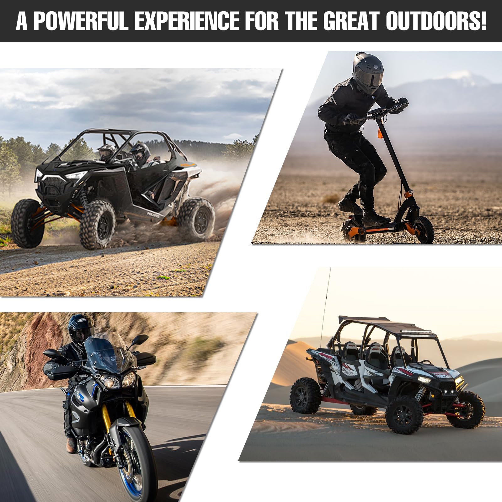Forgetyo YTX20L-BS suitable for motorcycles, ATVs, UTVs, snowmobiles, and more