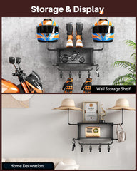Top shelf holds shoes, keeping entryways tidy with Forjarn.
