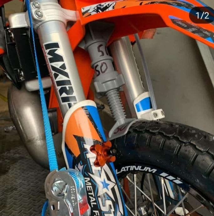 Fork-King compatible with a wide range of dirt bikes.