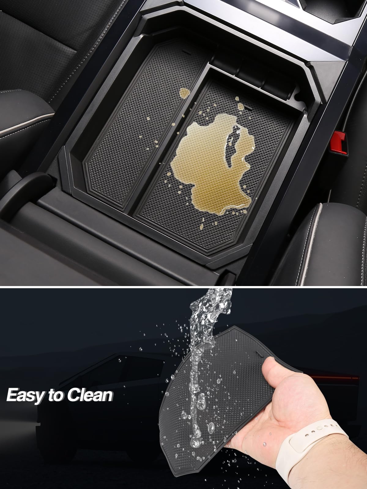 Foronetry Cybertruck ABS material offers durable, deformation-resistant storage for daily use.
