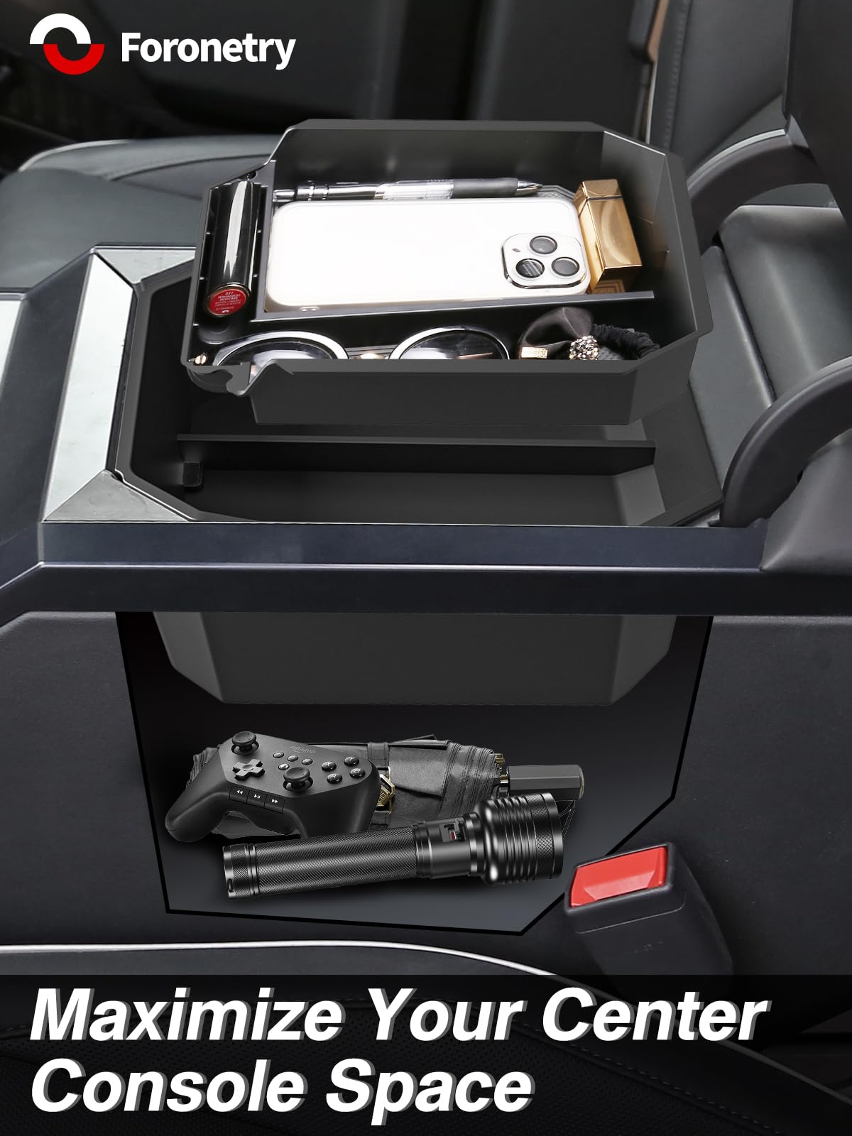 Foronetry Cybertruck easy-clean tray simplifies maintenance with wipe-and-wash care.