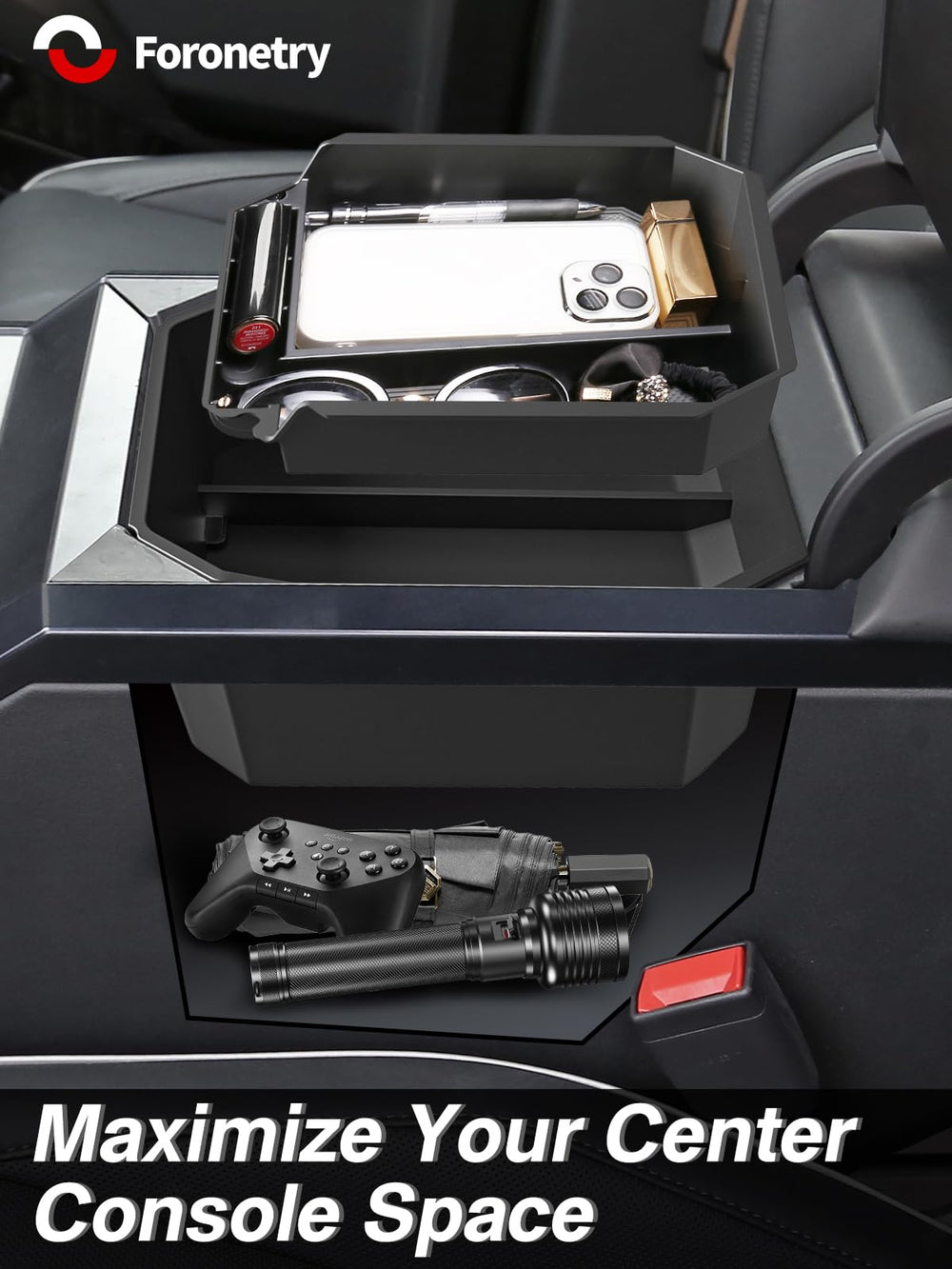 Foronetry Cybertruck easy-clean tray simplifies maintenance with wipe-and-wash care.