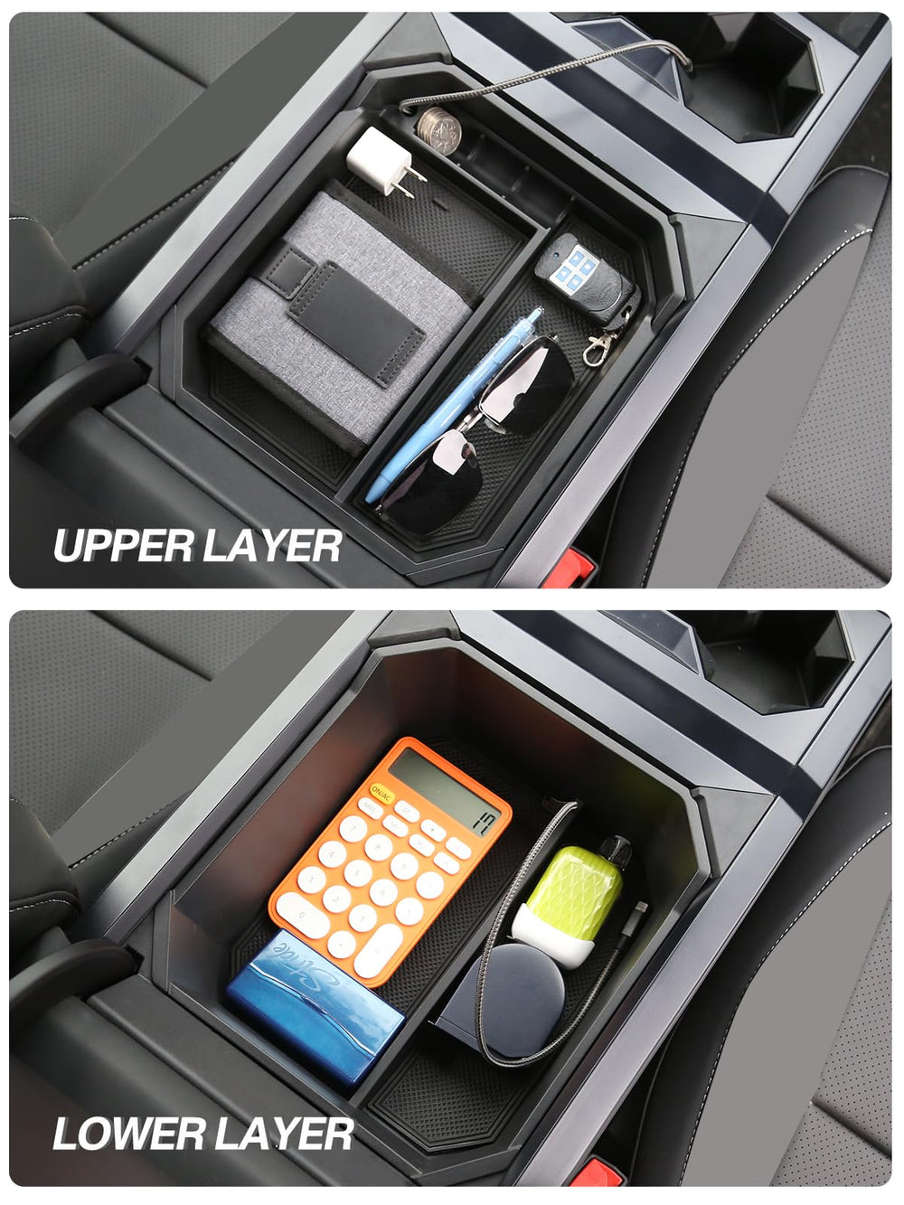 Foronetry Cybertruck removable liners prevent sliding and simplify cleaning after trips.