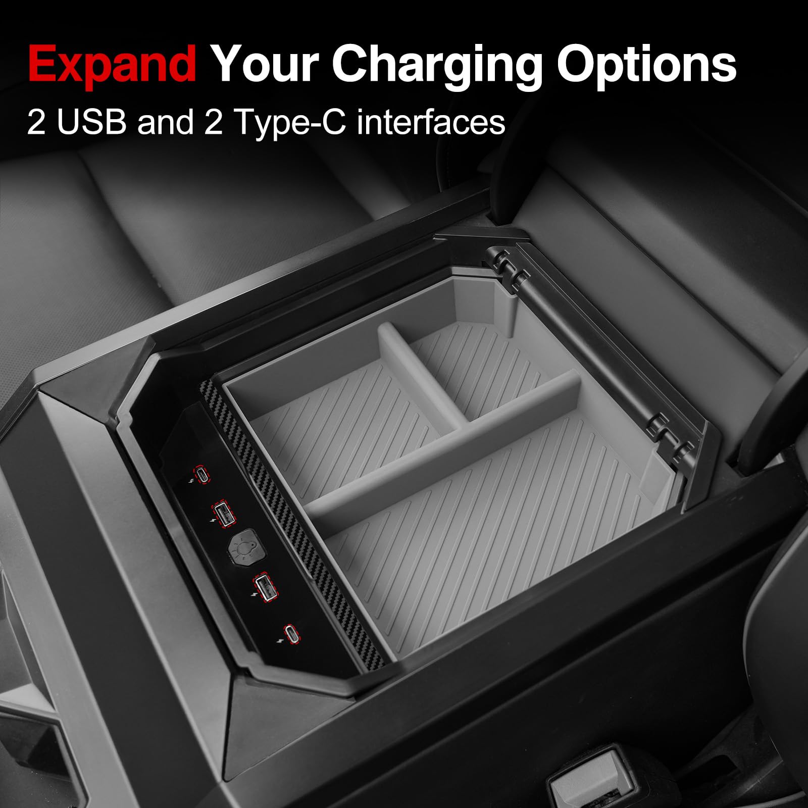 Foronetry USB expansion docks organize cables while charging multiple devices.