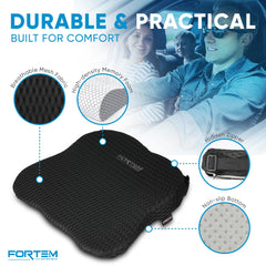Fortem breathable mesh cover enhances airflow for cooling