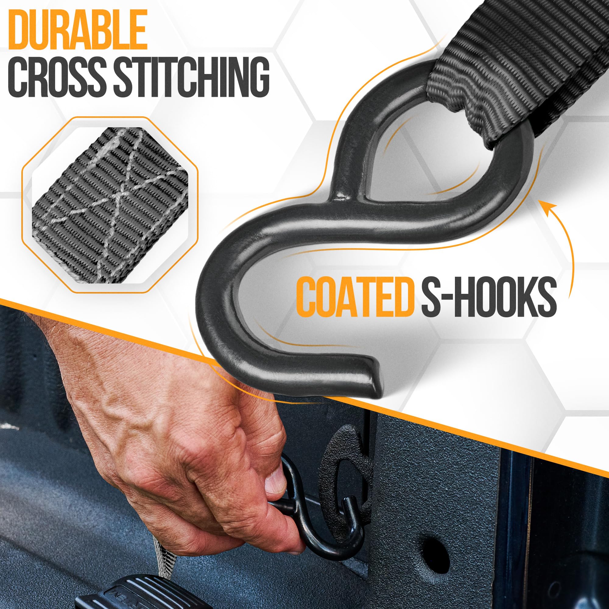 FORTEM soft loop straps protect delicate cargo during securing.