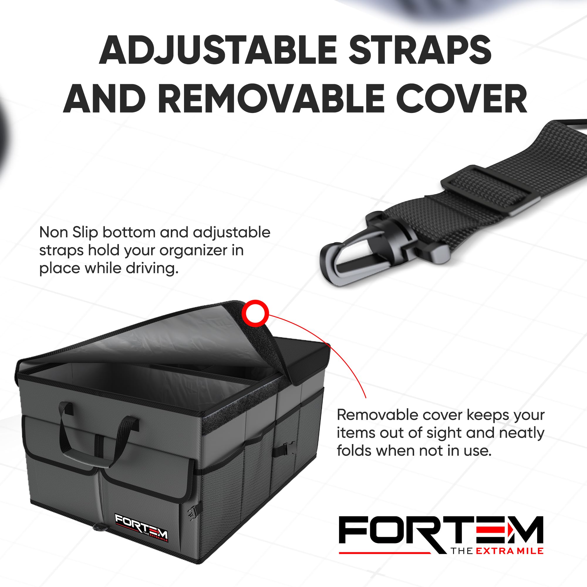 FORTEM 65L capacity fits groceries, gear, and everyday essentials