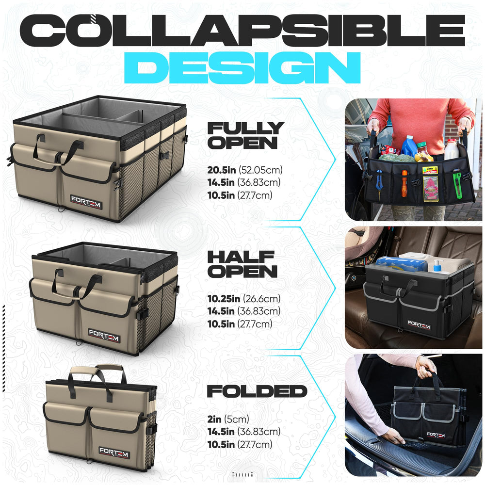 Collapsible to a single compartment for flexible setup