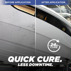 FORTIVO 5200 Marine Sealant applying on boat deck for strong seals.