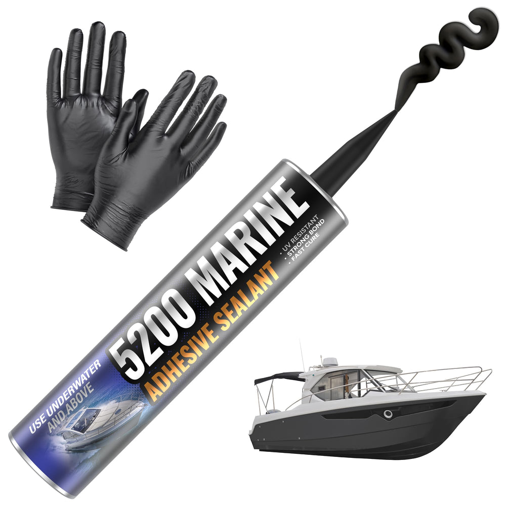 FORTIVO 5200 Marine Sealant cartridge-10oz for durable, watertight bonding.