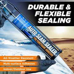 FORTIVO seam sealer quick-set application in action for fast gaps.