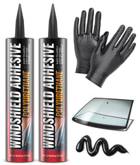 FORTIVO windshield adhesive 310ml cartridge for quick cure and strong bond.