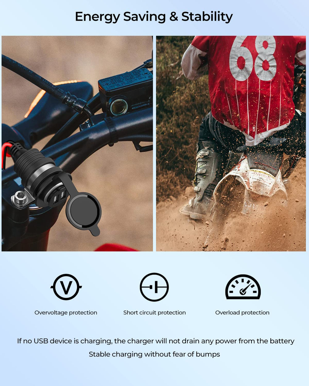 Foruly 33-inch cable provides flexible routing for easy placement on the bike.