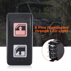 Close-up of Foruly 8-pin lift switch for Can-Am Defender Max HD8/HD10