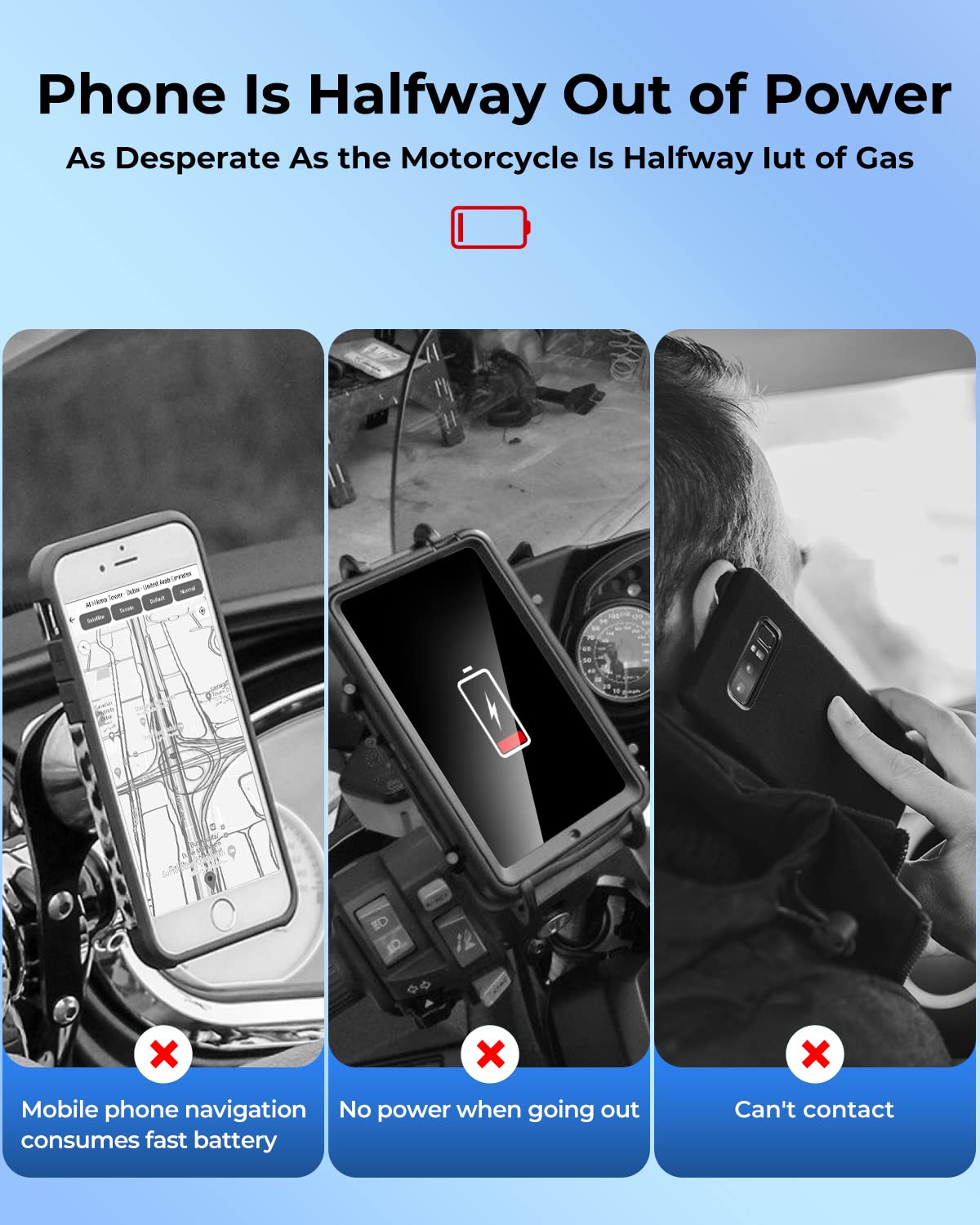Foruly waterproof USB cover protects ports from rain and dust during rugged rides.