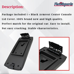 Forwinparts armrest cover is easy to install with simple steps