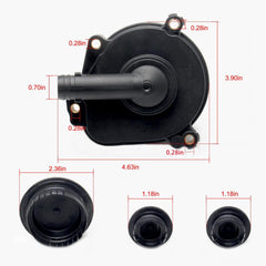 Forwinparts crankcase breather component helps reduce engine breathing noises