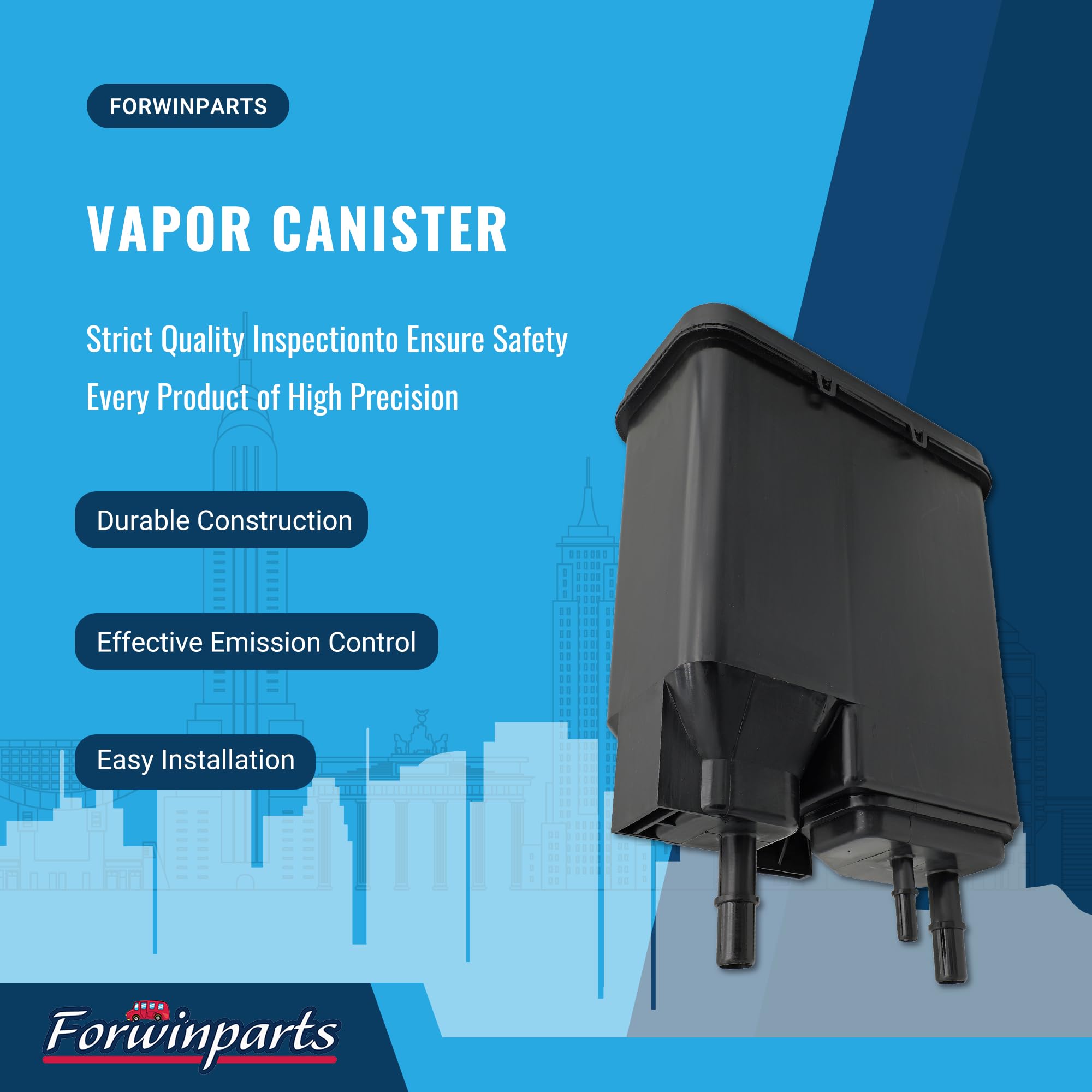 Forwinparts charcoal filter media supports cleaner exhaust flow.