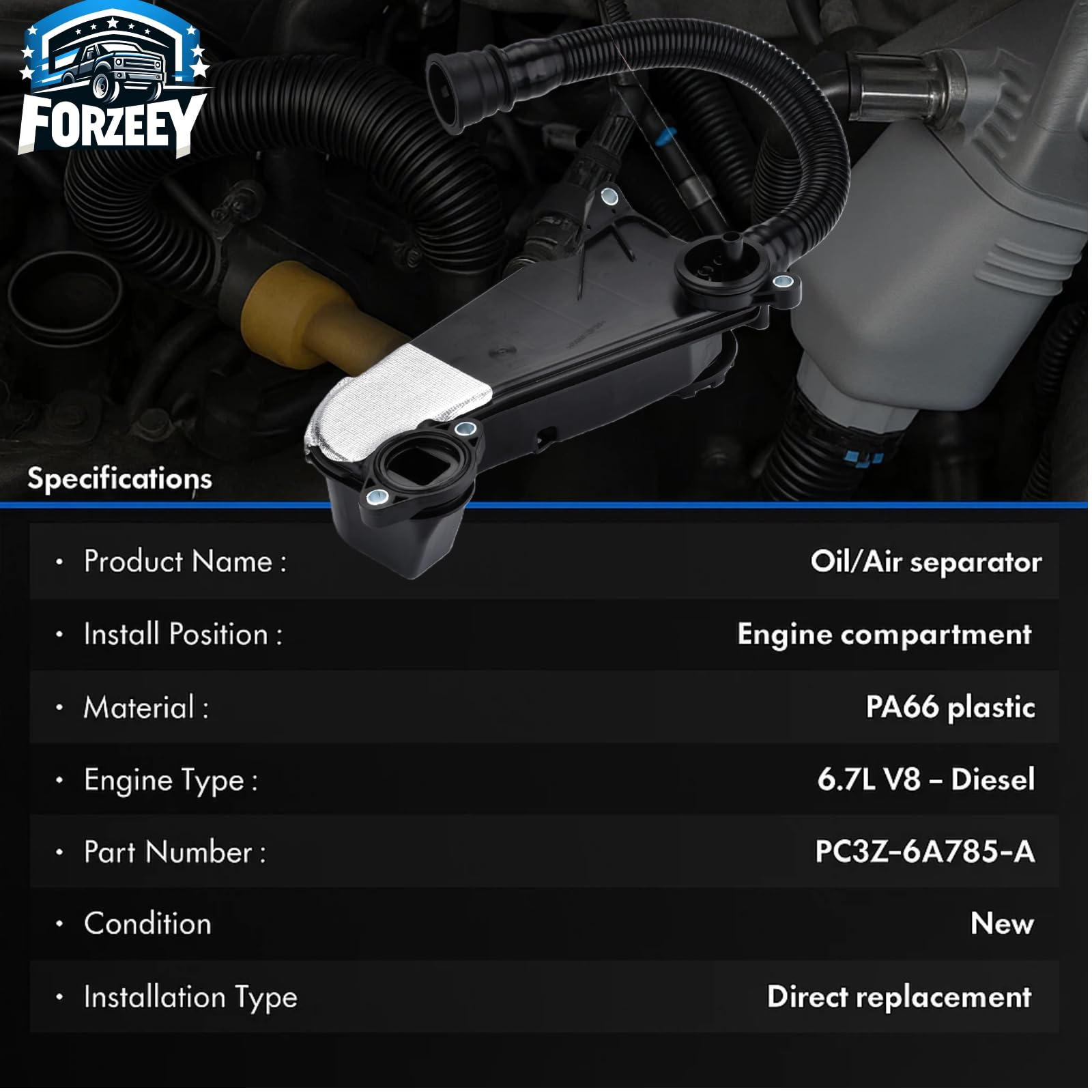 FORZEEY durable construction closeup—heat and oil resistance for heavy-duty use.