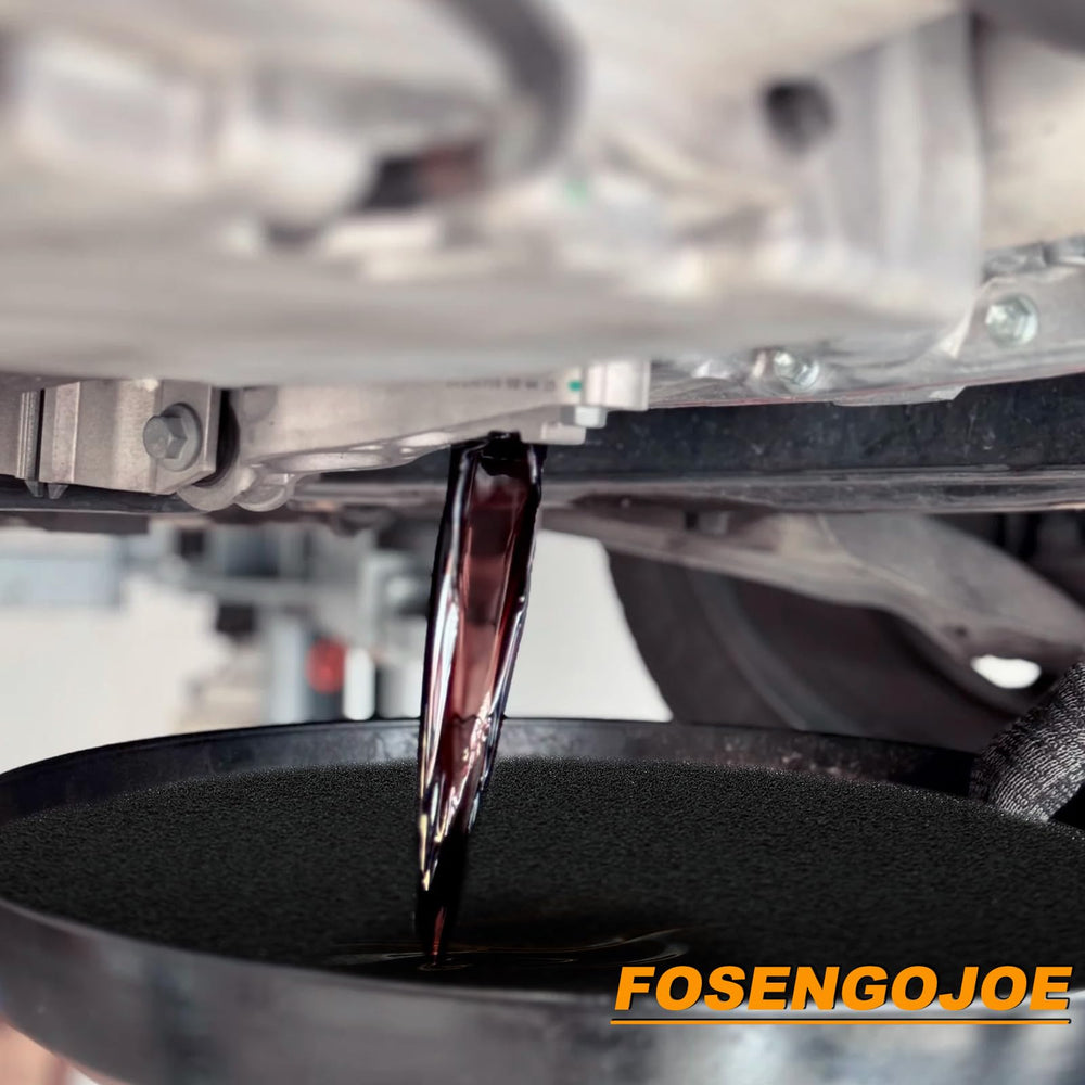 FOSENGOJOE pad placed over drain pan to catch splashes