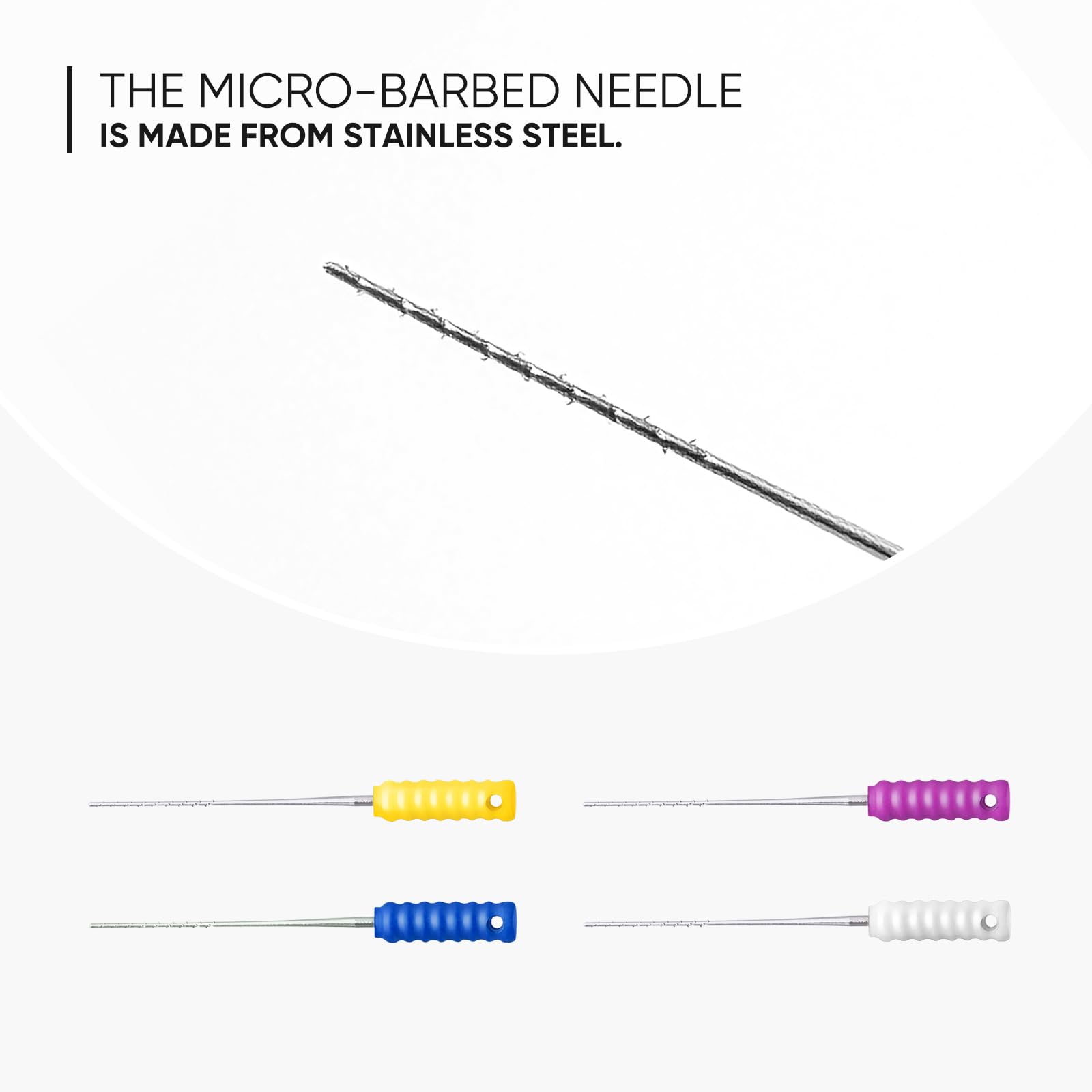 FOSHIO decon needle pen design for comfortable handling.