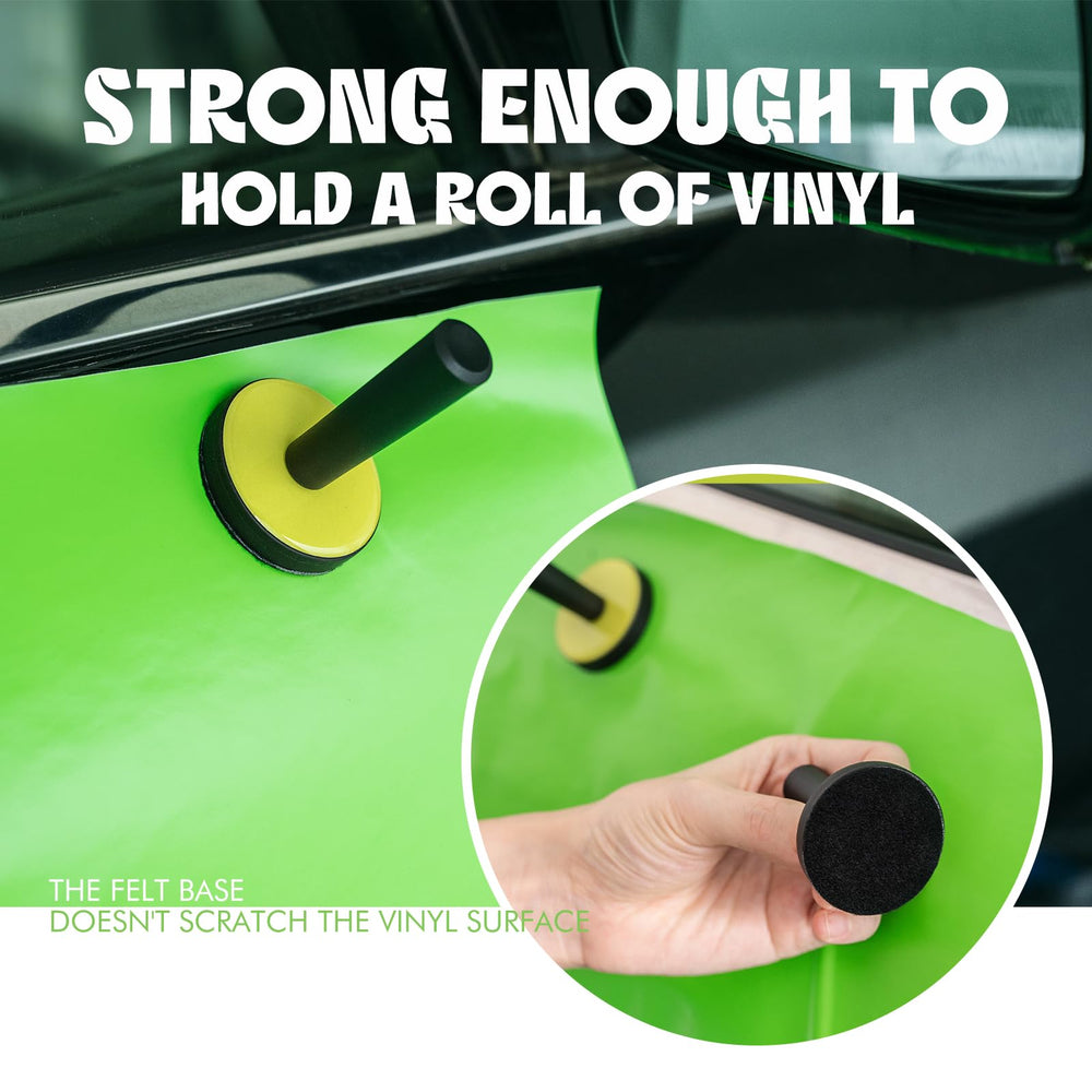 FOSHIO felt squeegee set protecting vinyl surface during smoothing