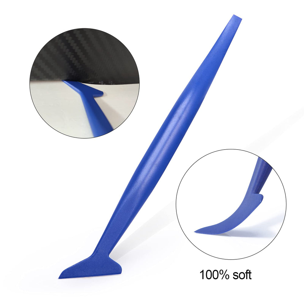 FOSHIO long-stick micro squeegee reaching tight spaces