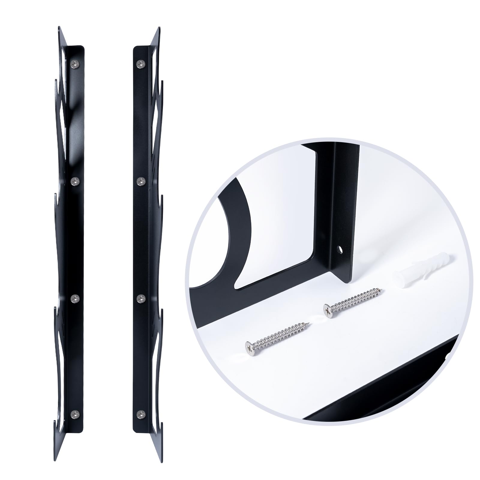 FOSHIO pole options include wooden dowels and metal conduit for versatility.