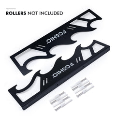 FOSHIO vinyl holder shows adjustable width for flexible space in your workshop.