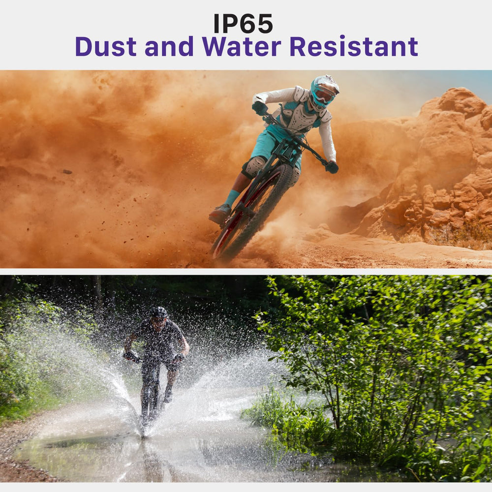 Fosmon IP65 waterproof bike alarm for all-weather use